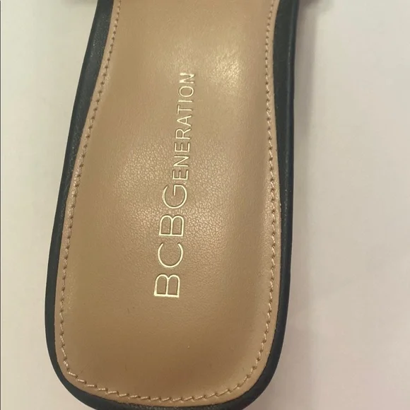 BCBG Generation black slide heels. Worn twice. Size 9. - Picture 5 of 6
